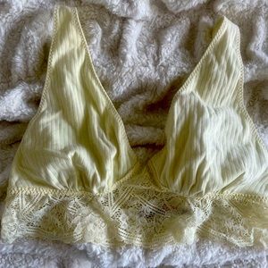 Yellow Free People Bralette size L